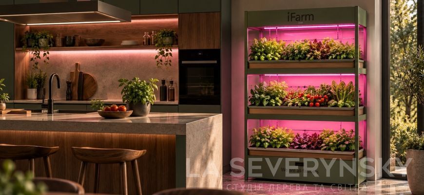 Домашня ферма iFarm &mdash; вирощування зелені з автополивом SEV-IFARM фото