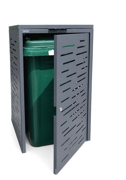 Металевий захисний бокс для сміттєвих контейнерів SEV-BIN-BOX фото