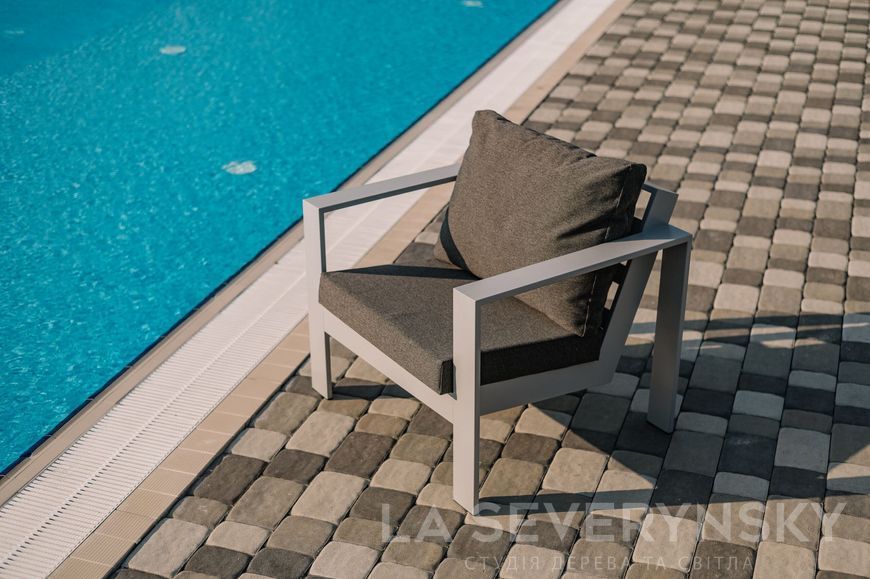 Преміальне садове крісло &mdash; колір металу та подушок на вибір SEVERYNSKY CHAIR фото