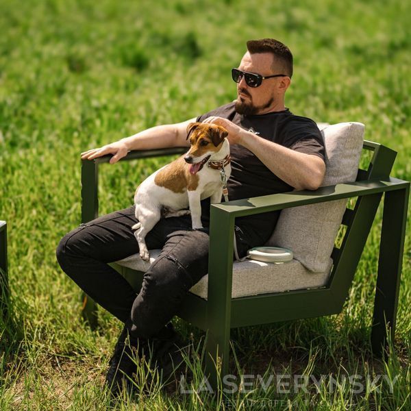 Преміальний комплект садових меблів Verde &mdash; темно-зелений SEVERYNSKY-COM-VERDE фото