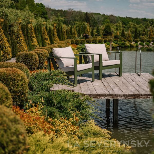 Преміальний комплект садових меблів Verde &mdash; темно-зелений SEVERYNSKY-COM-VERDE фото